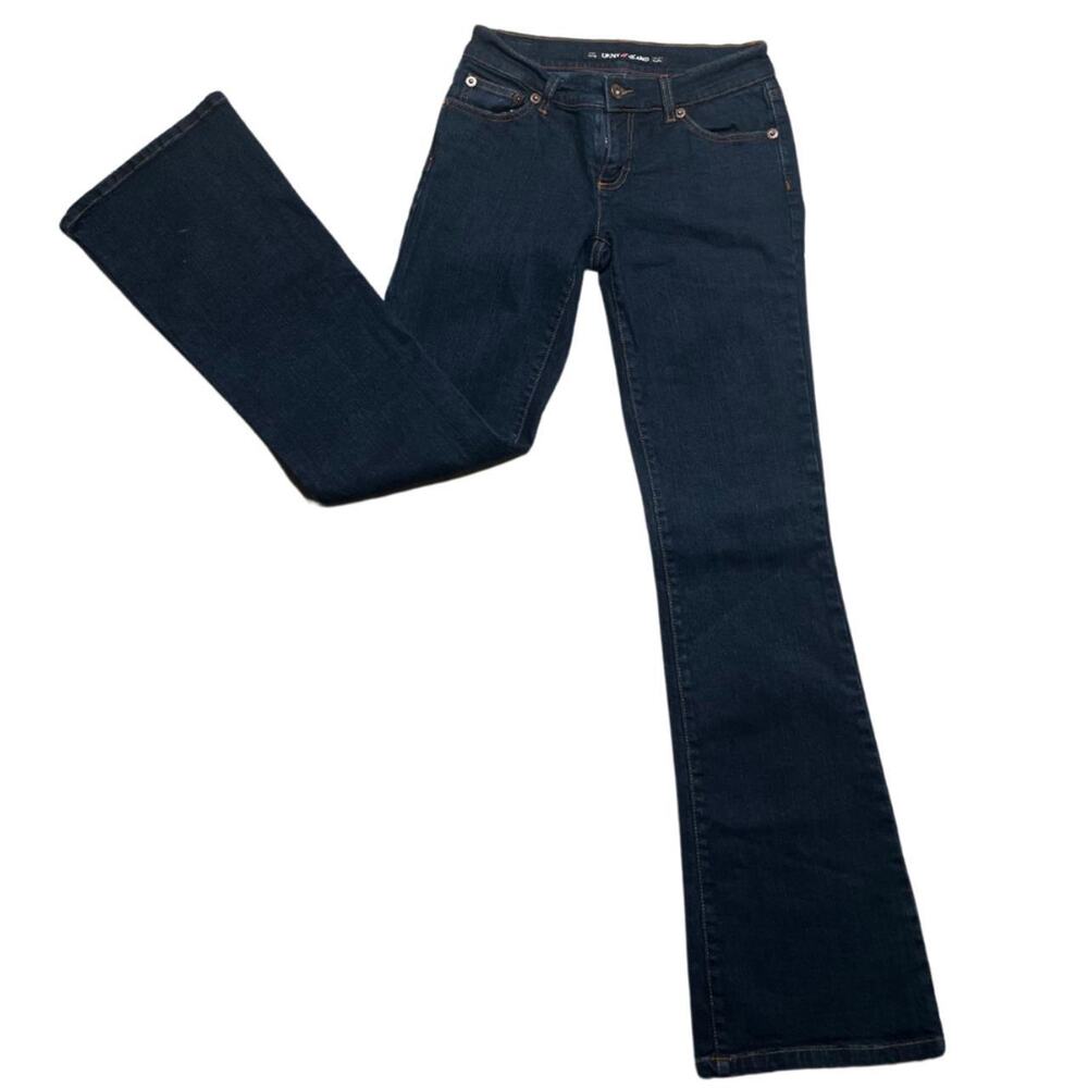 Dkny mid rise flare denim